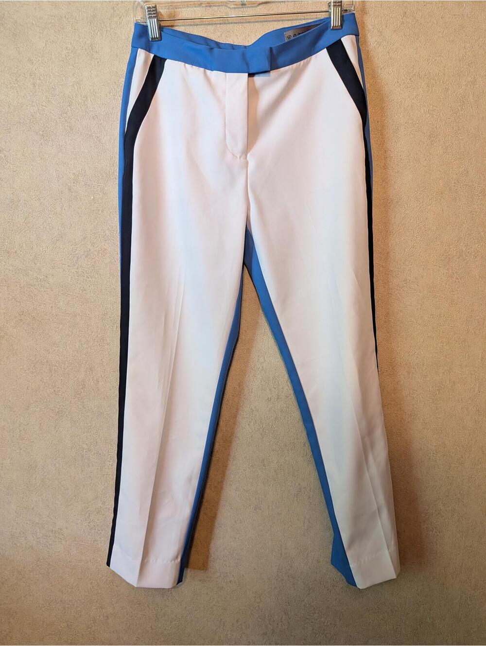 G/FORE white blue golf pants sz 6
